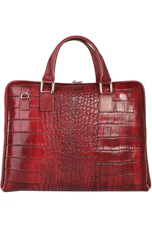 Samantha Look Aktentasche, echt Leder, Made in Italy