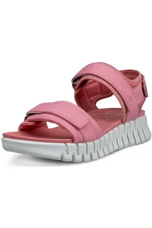 Ecco GRUUV SOL W Sandalette, Plateau, Sommerschuh, Sandalette mit praktischem Klettverschluss