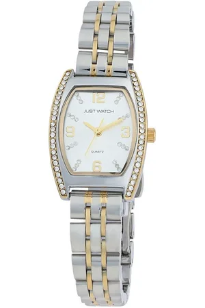 Just Watches Quarzuhr Akadia Damenuhr mit Edelstahlarmband, Similibesatz - Verkäufer: Shaghafi GmbH