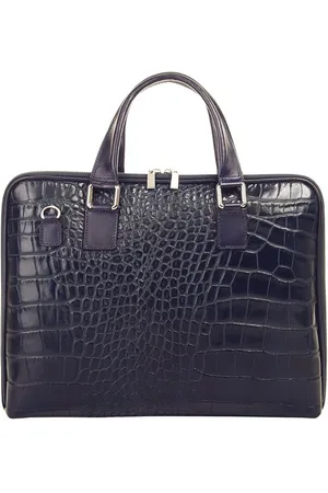 Samantha Look Aktentasche, echt Leder, Made in Italy