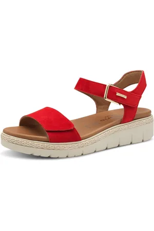 Tamaris 28260/42 Red Suede Sneaker - Verkäufer: TigerSports