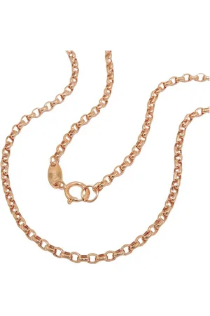 GALLAY Collier Kette 2mm Ankerkette rund 9Kt Rotgold 45cm - Verkäufer: joyesboutique