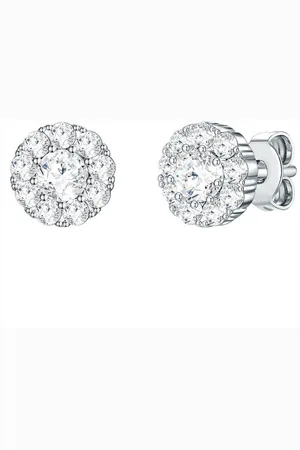 Lulu & Jane Paar Ohrhänger silber, verziert mit Kristallen von Swarovski® - Verkäufer: Juvalia