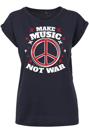 Youth Designz Print-Shirt "Peace Make Music" Damen T-Shirt Statement oder Geschenk Frauen Motiv mit trendigem Aufdruck - Verkäufer: EmDa Trading GmbH