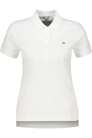 GANT Poloshirt Damen Poloshirt SLIM SHIELD CAP SLEEVE PIQUE POLO (1-tlg) - Verkäufer: engelhorn