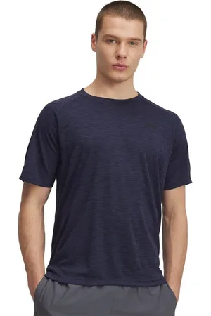 Under Armour Kurzarmshirt UA TECH TEXTURED SS DOWNPOUR GRAY - Verkäufer: Sport Hübner