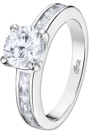 Lotus Silberring Ring 925 Silber Lotus (Fingerring), Ring Zirkoniastein 925 Sterling Silber, Farbe: silber - Verkäufer: Fit4Style Silberschmuck - IMPPAC