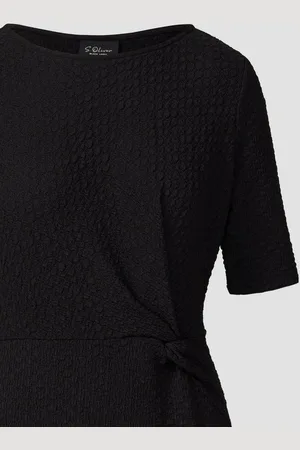 QS by s.Oliver Minikleid Jersey-Etuikleid mit Knotendetail Knoten - Verkäufer: s.Oliver