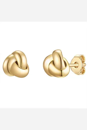 Trilani Paar Ohrstecker gelbgold, mit Sterling Silber - Verkäufer: Juvalia