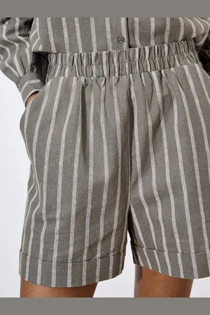 Apricot Shorts Gestreifte Shorts, aus Leinenmix - Verkäufer: