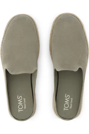TOMS SANTIAGO MULE Espadrille Vetiver Grey Suede - Verkäufer: Shoedeal Jana Sievers e.K.