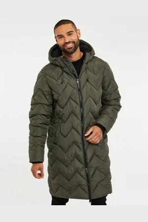 Threadbare Steppmantel THB Mens Long Line Gandey (1-tlg) mit schönem Steppmuster - Verkäufer: onQuality