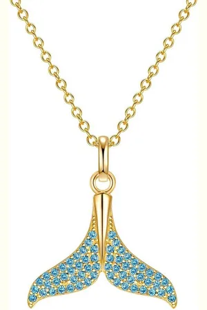 Rafaela Donata Silberkette Flosse gelbgold, aus Sterling Silber - Verkäufer: Juvalia