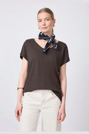 Street one V-Shirt im soften Baumwoll-Mix