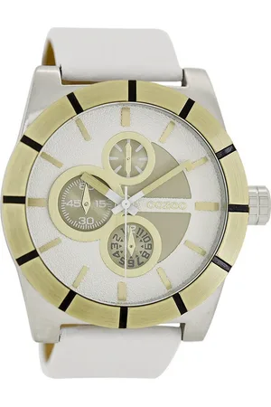 Oozoo Quarzuhr Herren Armbanduhr Analog matt, (Analoguhr), Herrenuhr rund, extra groß (ca. 47mm) Lederarmband, Luxus-Style - Verkäufer: Fit4Style Silberschmuck - IMPPAC