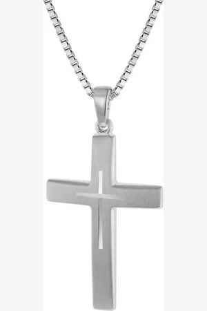 trendor Kette mit Anhänger Silber Kreuz mit Kette für 50 cm - Verkäufer: uhrcenter