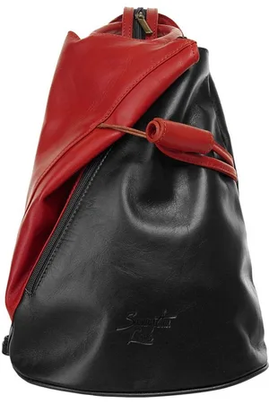Samantha Look Cityrucksack, echt Leder, Made in Italy