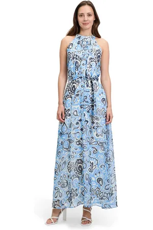 Betty & Co Chiffonkleid Betty & Co Chiffonkleid ohne Arm Nahtführung