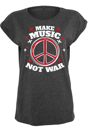 Youth Designz Print-Shirt "Peace Make Music" Damen T-Shirt Statement oder Geschenk Frauen Motiv mit trendigem Aufdruck - Verkäufer: EmDa Trading GmbH