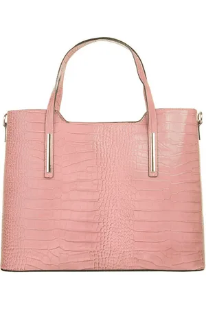 Cluty Henkeltasche, echt Leder, Made in Italy