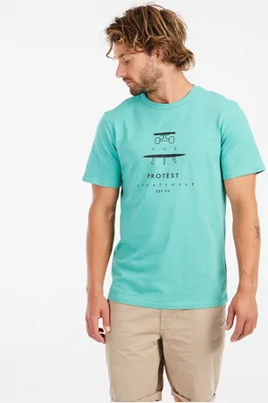 Protest Kurzarmshirt PRTAndros t-shirt Wave Green - Verkäufer: Sport Ehnert