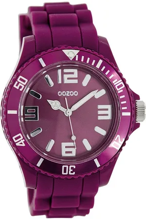 Oozoo Quarzuhr Damen Armbanduhr Analog matt, (Analoguhr), Damenuhr rund, groß (ca. 43mm) Silikonarmband, Fashion-Style - Verkäufer: Fit4Style Silberschmuck - IMPPAC