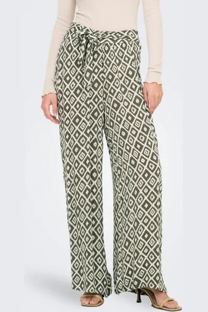 ONLY Schlupfhose ONLPAKJA LIFE AOP BELT PANTS WVN NOOS