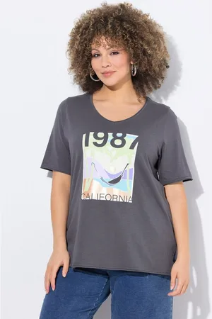 Ulla Popken T-Shirt T-Shirt California V-Ausschnitt Halbarm - Verkäufer: Popken Fashion Group