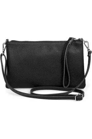 CASPAR Clutch Abendtasche Kompakte Damen Leder Tasche - CLASSIC LINE - Modell No.834, leicht, elegant & unempfindlich - 100% Echtleder - Handmade in Italy - Verkäufer: & SIKORA