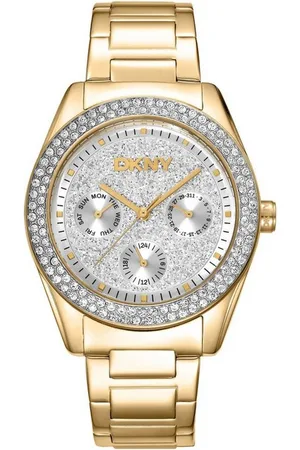 DKNY Armband Damenarmbanduhr Chambers Multi Glitz Gold (Set) - Verkäufer: Diademita
