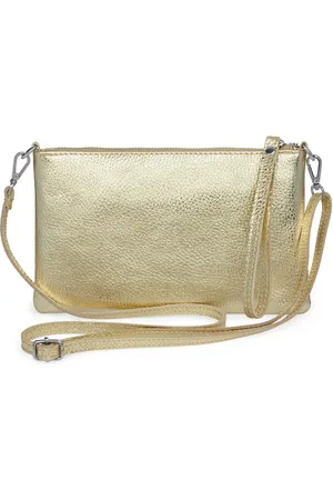 CASPAR Clutch Abendtasche Kompakte Damen Leder Tasche - CLASSIC LINE - Modell No.834, leicht, elegant & unempfindlich - 100% Echtleder - Handmade in Italy - Verkäufer: & SIKORA