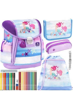 Belmil Schulranzen Schulranzen Set Classy Beautiful Mermaid 5-teilig - Verkäufer: Team-Shop-24