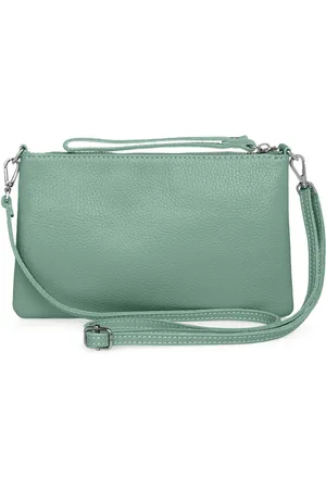 CASPAR Clutch Abendtasche Kompakte Damen Leder Tasche - CLASSIC LINE - Modell No.834, leicht, elegant & unempfindlich - 100% Echtleder - Handmade in Italy - Verkäufer: & SIKORA