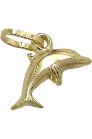 GALLAY Anhänger Set Anhänger 12x7mm kleiner Delfin glänzend 9Kt GOLD - Verkäufer: joyesboutique