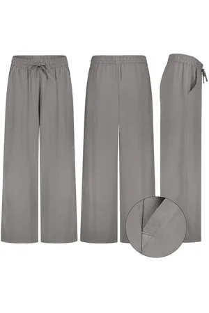 Sublevel Chinos Damen Luftige Sommerhose Freizeit Weit geschnitten Stoffhose Musselin - Verkäufer: fashion-victim-style
