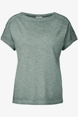 CECIL T-Shirt T-Shirt mit Knopfdetail (1-tlg) - Verkäufer: Stylaholic The Shop