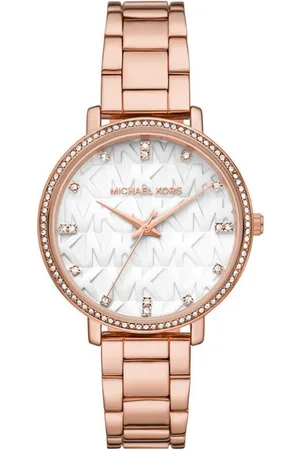 Michael Kors Quarzuhr Damen-Uhr Pyper Quarz Edelstahl-Armband Roségold-Ton MK4594 - Verkäufer: Karat24