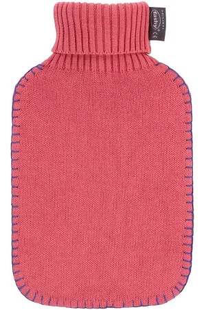 Fashy Wärmflasche Wärmflasche mit Bezug Strickbezug Rollkragen 2L Koralle 6715-44 - Verkäufer: Markenwarenshop