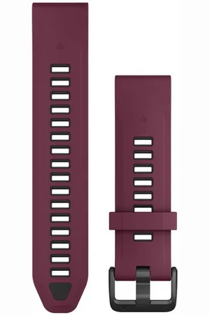 Garmin Smartwatch-Armband QuickFit-Armband 20 mm Silikon Merlot/Graphit - Verkäufer: best4you