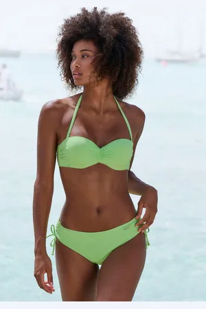 Venice Beach Bandeau-Bikini-Top Lucky, aus gerippter Strukturware
