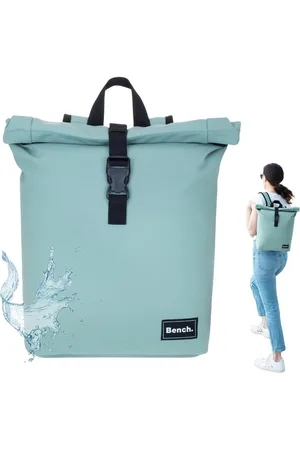 Bench Freizeitrucksack Rucksack Damen Hydro Compact aus Plane wetterfest Outdoor, kleines Laptop Fach Daypack Büro Freizeit 64222 + Etui - Verkäufer: Sporttaschenshop