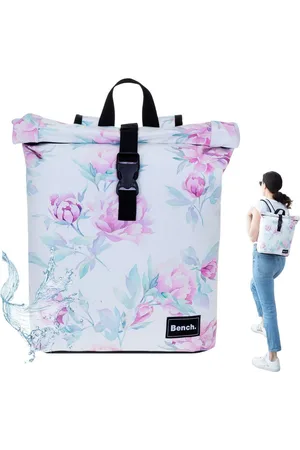 Bench Freizeitrucksack Rucksack Damen Hydro Compact aus Plane wetterfest Outdoor, kleines Laptop Fach Daypack Büro Freizeit 64222 + Etui - Verkäufer: Sporttaschenshop