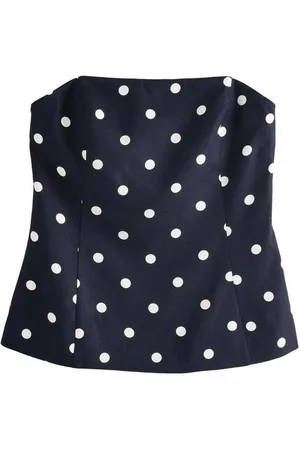 Next Bandeautop Bandeau-Oberteil mit Punkten und Leinen (1-tlg) - Verkäufer: Germany GmbH