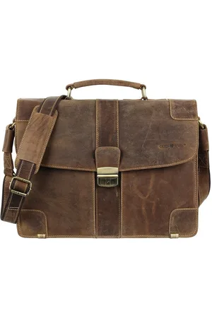Greenburry Aktentasche Vintage Leder Aktentasche Lehrertasche Businesstasche 1709M-25 - Verkäufer: Bilvary
