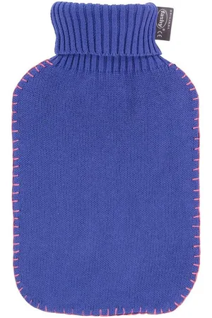 Fashy Wärmflasche Wärmflasche mit Bezug Strickbezug Rollkragen 2L Lila 6715-55 - Verkäufer: Markenwarenshop