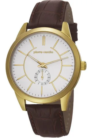 Pierre Cardin Quarzuhr Edelstahl Lederband Troca - PC106571F03, kleine Sekunde bei 6 Uhr - Verkäufer: Gigandet