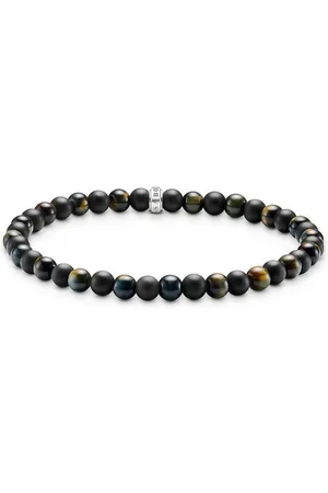 Thomas Sabo Silberarmband Unisex-Armband 925er Silber Obsidian, Modern - Verkäufer: CHRIST Juweliere und Uhrmacher seit 1863 GmbH