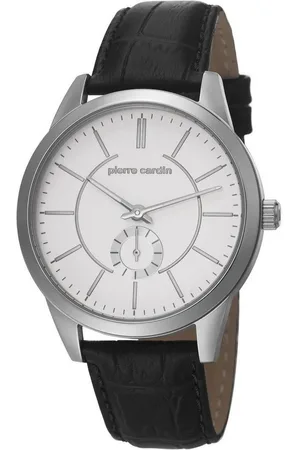 Pierre Cardin Quarzuhr Edelstahl Lederband Troca - PC106571F01, kleine Sekunde bei 6 Uhr - Verkäufer: Gigandet