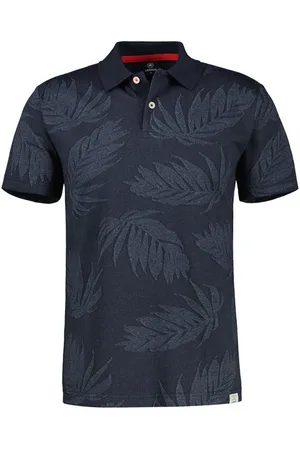 Lerros Poloshirt mit All-Over Print