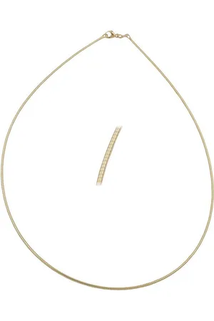 GALLAY Collier Kette 0,8mm Rundkette 9Kt GOLD 45cm - Verkäufer: joyesboutique